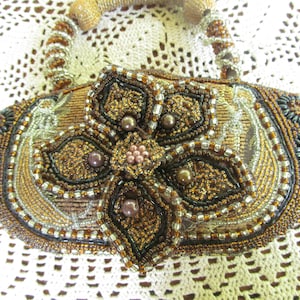 SALE Festival Accessories Hand Beaded Purse Tapestry Bag Beaded Flower Purse Clutch  Carpet Bag Bohemian Purse Festival Handbag Clutch Purse