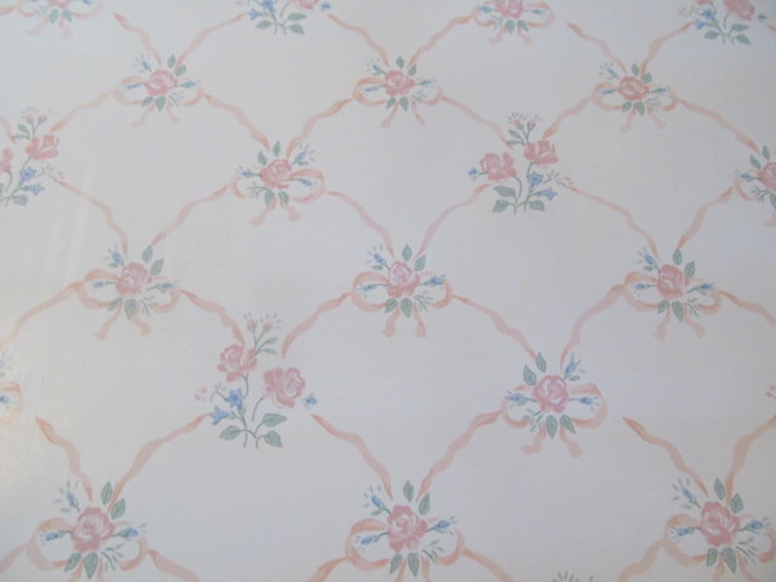 Vintage Wallpaper Rolls Sanitas Wall Coverings Retro 90s Solid Etsy