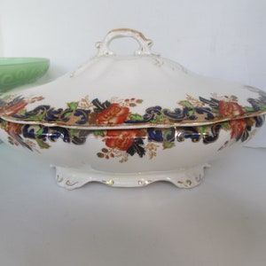 Presentation Serving Dish John Maddock Majestic Tureen Covered Vegetable Dish Covered Casserole England Porcelain Tureen English China