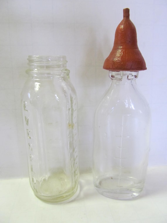antique baby bottles