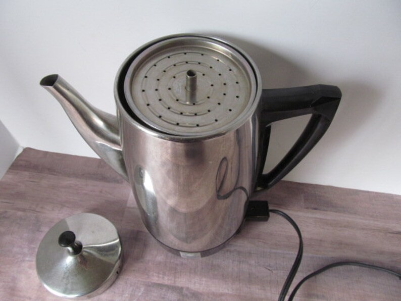 Home Brewed Coffee Pot Mid Century 