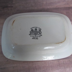 Antique White Ironstone J&G Meakin Hanley England Serving Dish 1800s ...