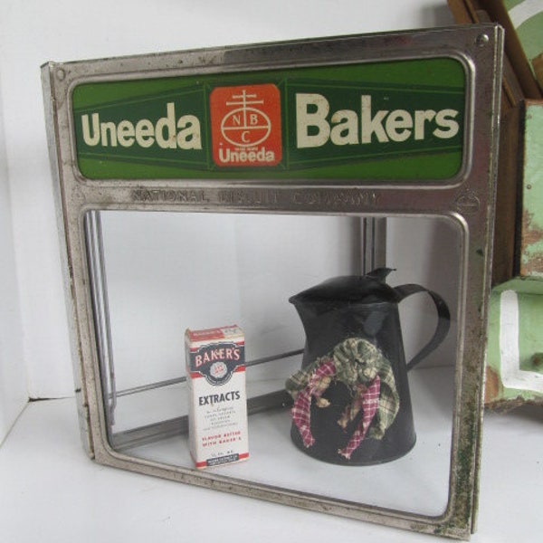 1920s Bakery Advertisement UNEEDA BAKERS General Country Store Display Props Bakers Gift Vintage Grocery Store Advertisements