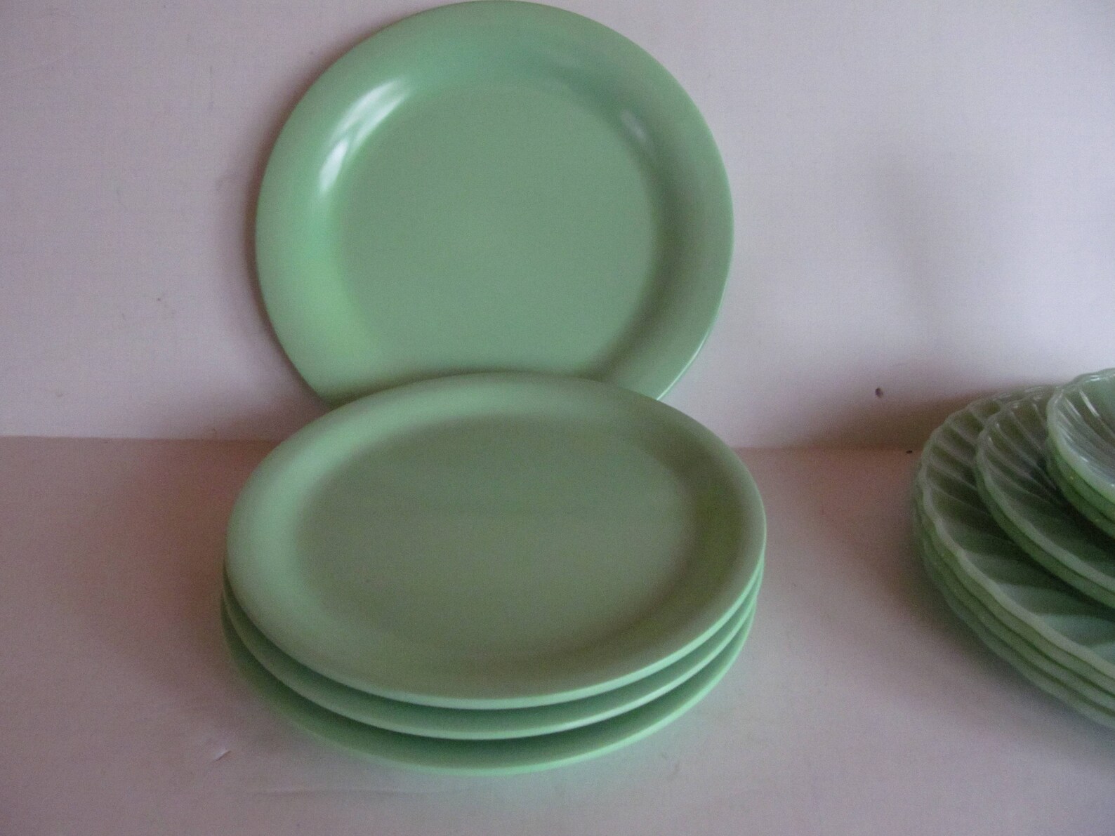 10 Jadeite Plates 8 Jadeite Dinner Plates Jadeite Etsy Canada
