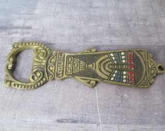 Tamar Bottle Opener Vintage Beer bottle opener Soda bottle opener Bar Decor Rusty Metal Openers Draft Beer Isreal Decor Bar Cart Decor