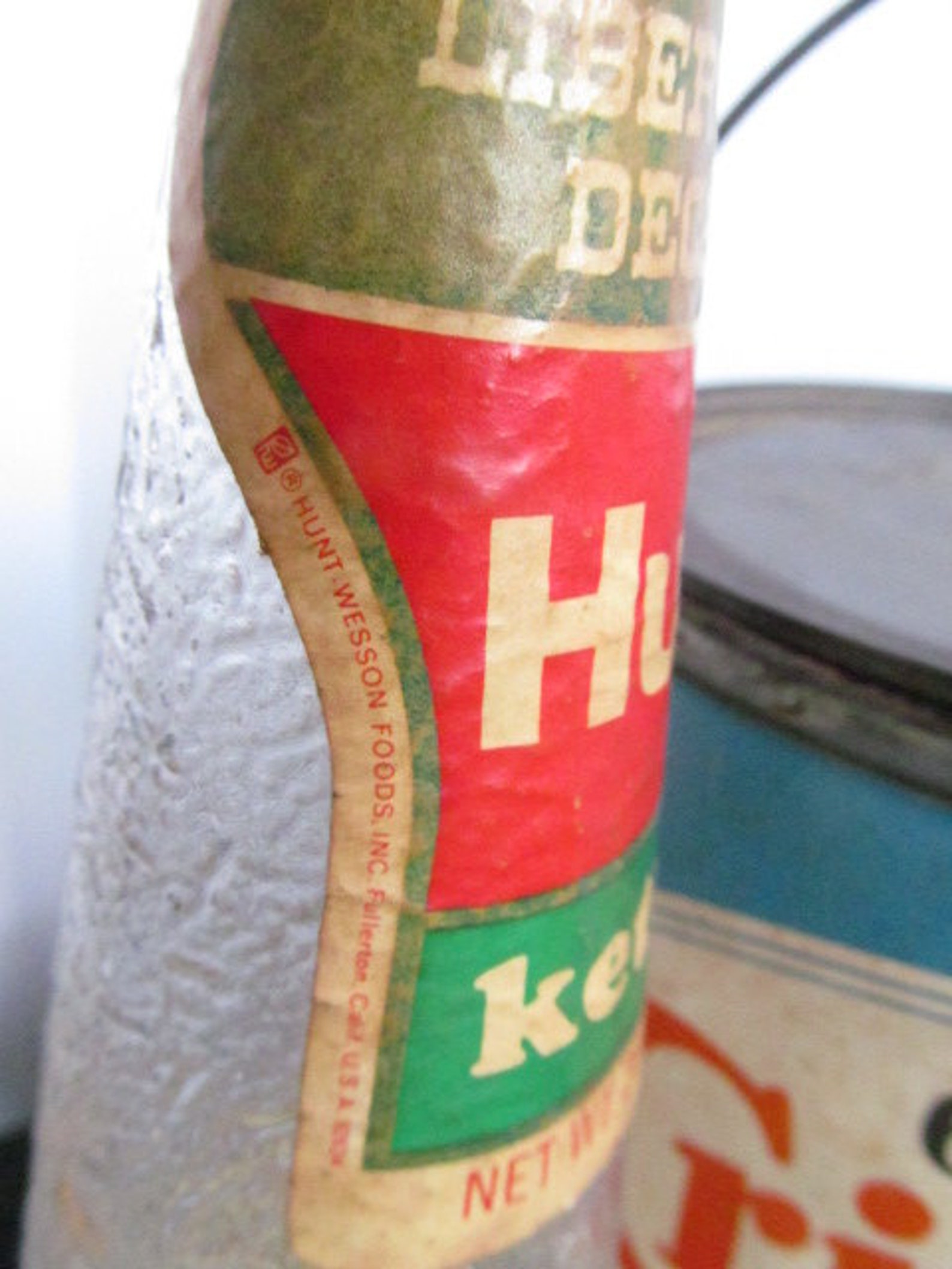 Limited Edition 1971 Hunts Ketchup Bottle Refrigerator Glass Etsy