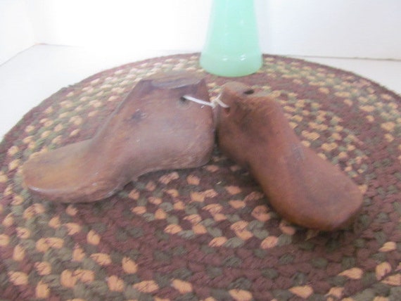 2 Childs wooden Shoe Last Forms Shoe Cobbler Shoe… - image 3