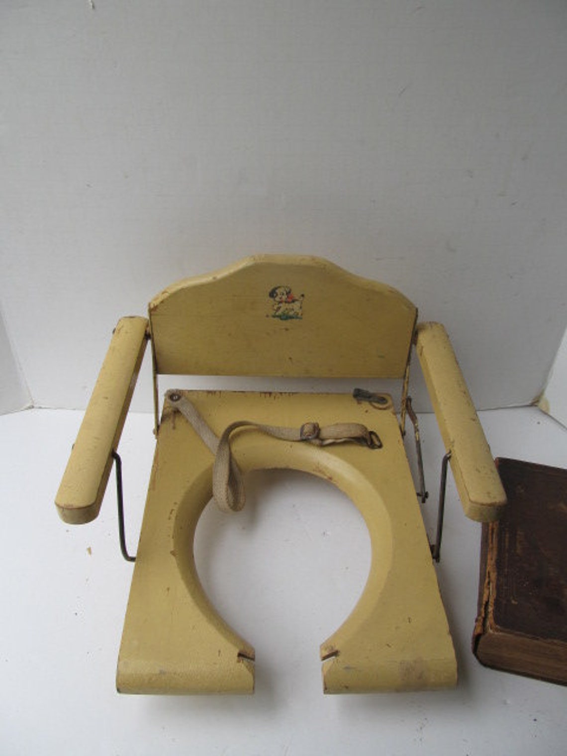 Antique Childs Potty Chair Commode Primitive Wood Bathroom Etsy