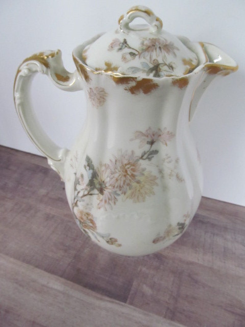 Victorian Tall Tea Pot Haviland Limoges Antique Chocolate Pot Etsy Norway
