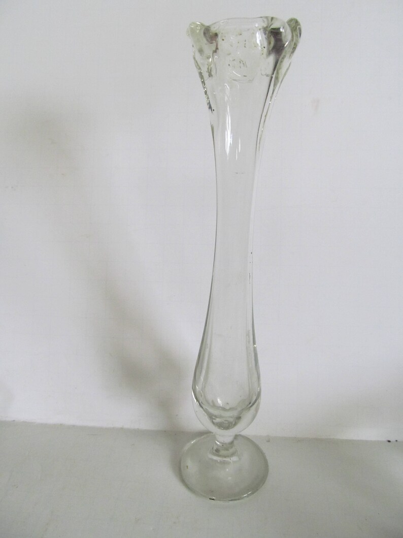Rose Bud Vases Crystal Clear Bud Vases Antique Bud Vase Rose Etsy