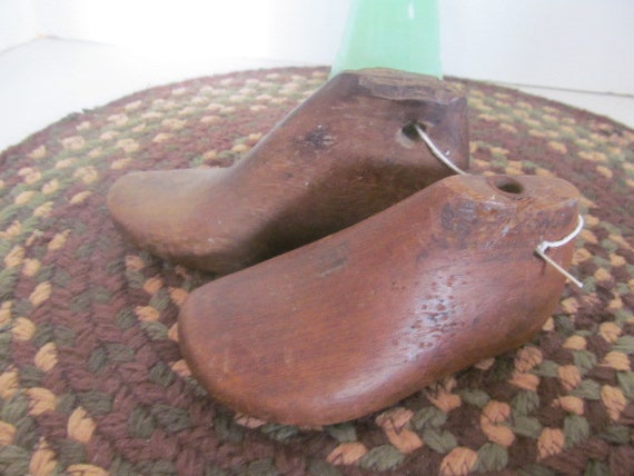 2 Childs wooden Shoe Last Forms Shoe Cobbler Shoe… - image 4