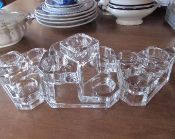 3 pc Centerpiece Lead Crystal Candle Holders Crystal Wedding Gifts wedding table Decor Rare Votive Candle holders Tealight candle holders
