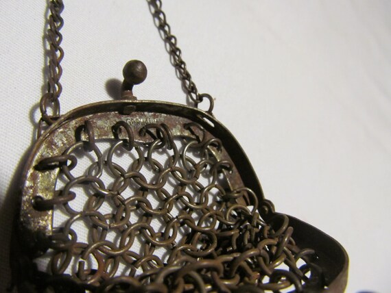 Civil War Era Antique Rare Chatelaine Purse Victo… - image 5