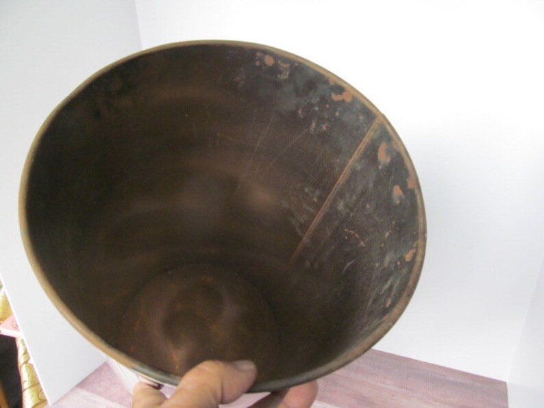 1989 NY Yankees Waste Basket Tin Barrel Major League Baseball Etsy