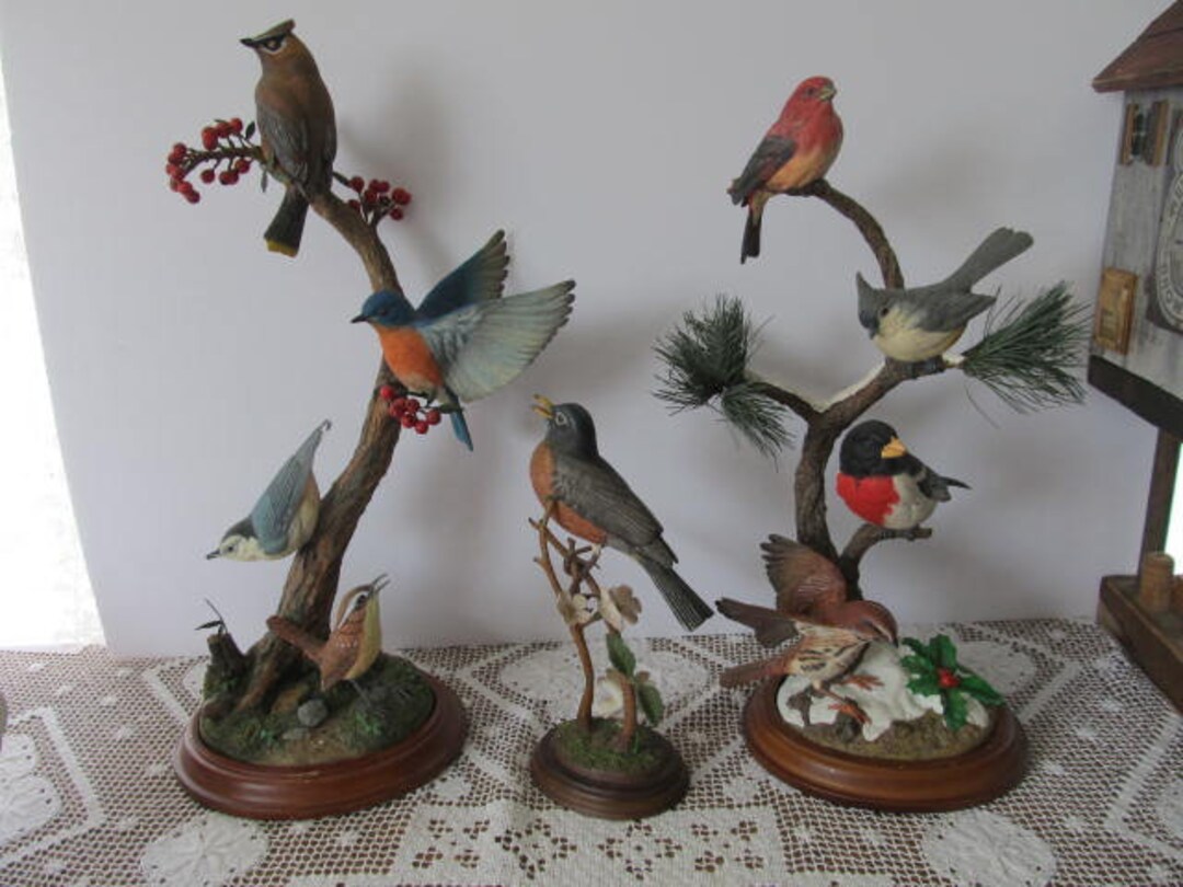 Danbury Mint Bird Figurines Autumn Danbury Mint Jeff Rechin Bird