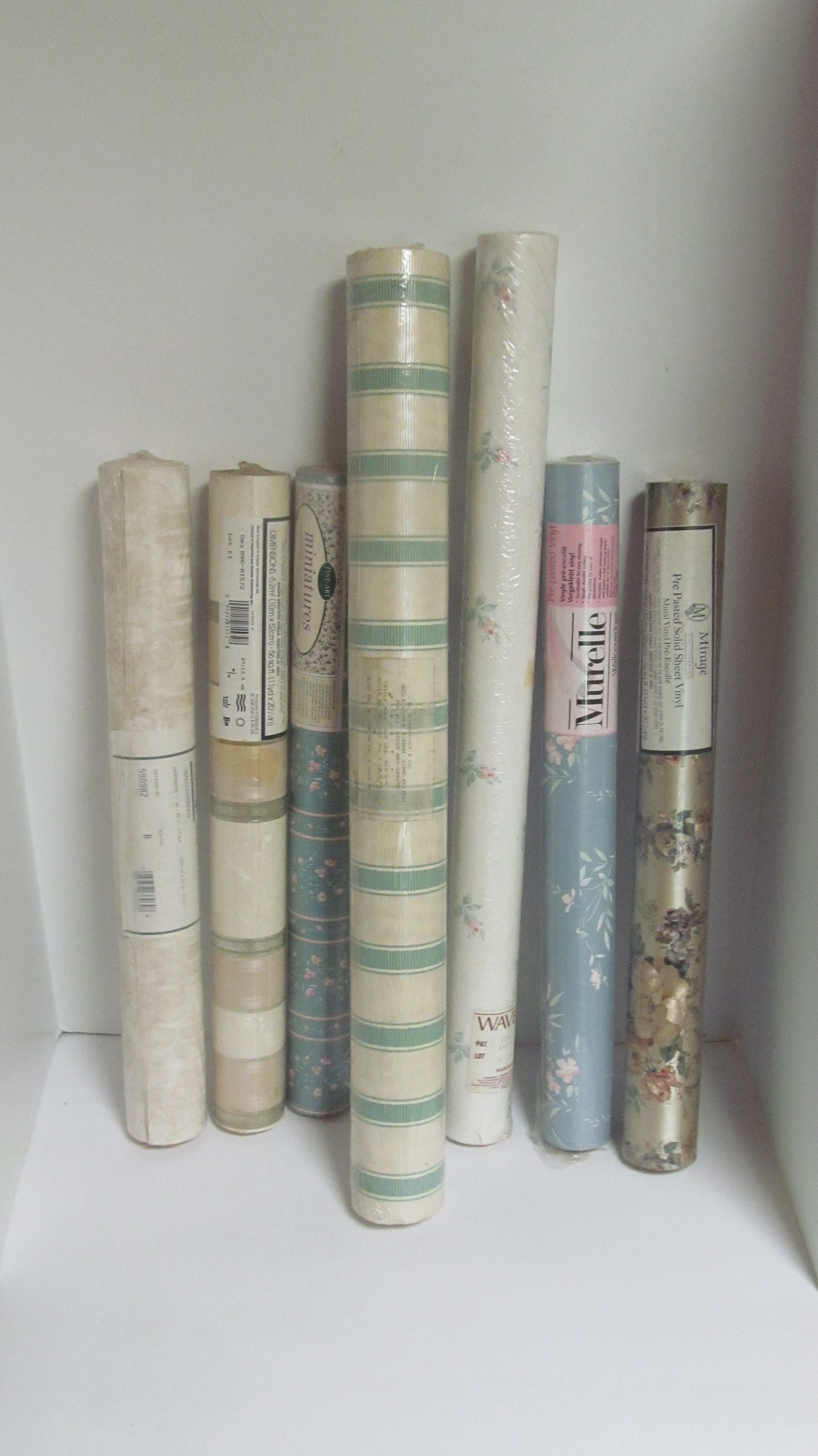 Vintage Wallpaper Rolls Sanitas Wall Coverings Retro 90s Solid Etsy Australia