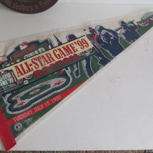 ALL Star Vintage Baseball Pennant Banner Set Baseball Sport Banners Baseball Pennant Flags Vintage Sport Pennants Boys Wall Decor Game Room