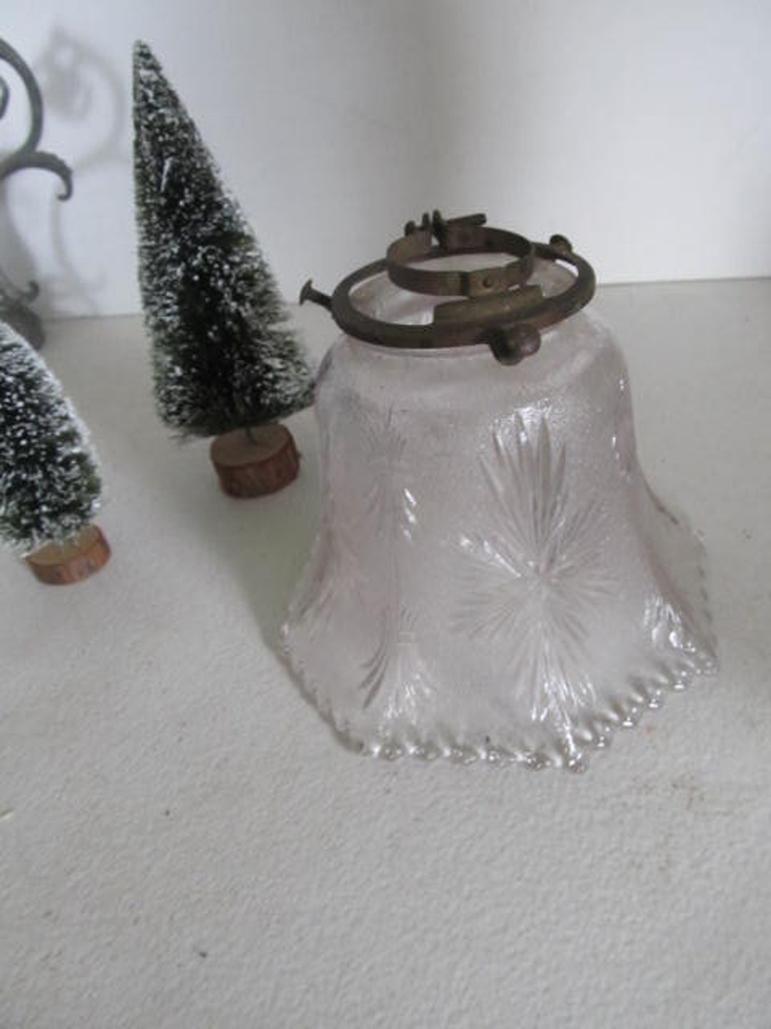 FITTER Glass Lamp Shade Brass Lamp Globe Shades Lamp Globes Antique