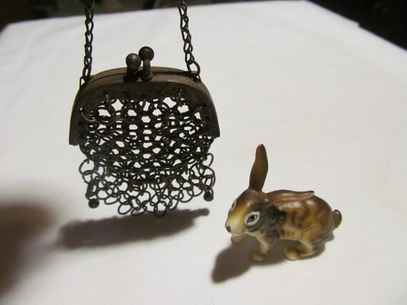 Civil War Era Antique Rare Chatelaine Purse Victo… - image 3