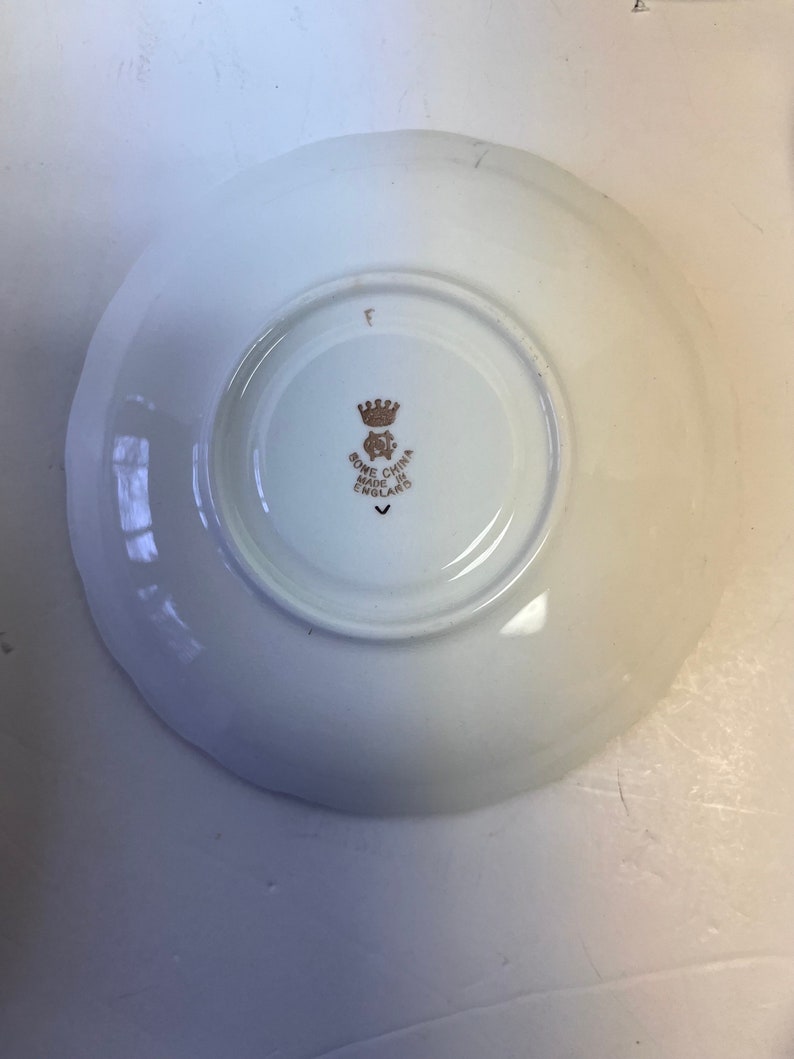 Yellow Rose Tea Cup Saucer NC Fine Bone China Crown Back Stamp Made in