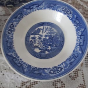Lg Blue Willow by Royal Serving Bowl Vegetable Bowl Blue White Plates Willow ware Bowl Blue Willow Bowls Blue Willow China