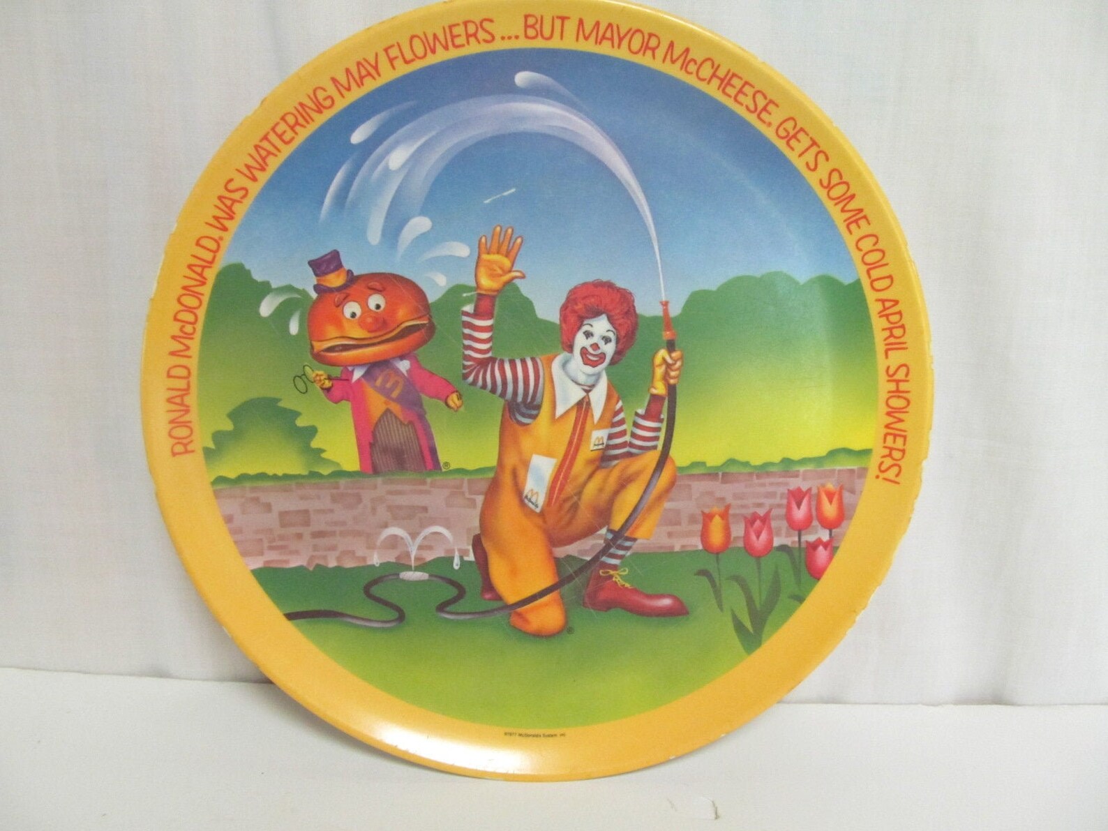 Ronald Mcdonald Plate Ronald Mcdonald Collector Plate 1977 Etsy