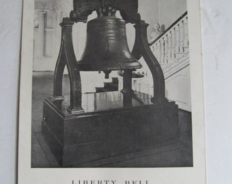 Postcards Liberty Bell Postcard The Liberty Bell Independence Hall Philadelphia PA Unused Postcards Americana