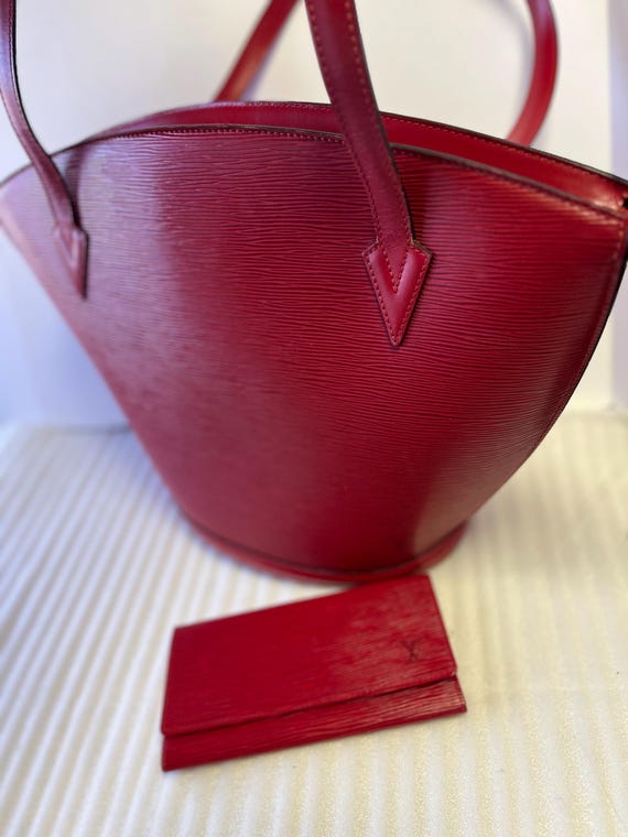 eclat 　　　　　LOUIS VUITTON カスティリアンレッド Louis Vuitton Red Epi Saint Jaques Shoulder Bag AS0996 Louis