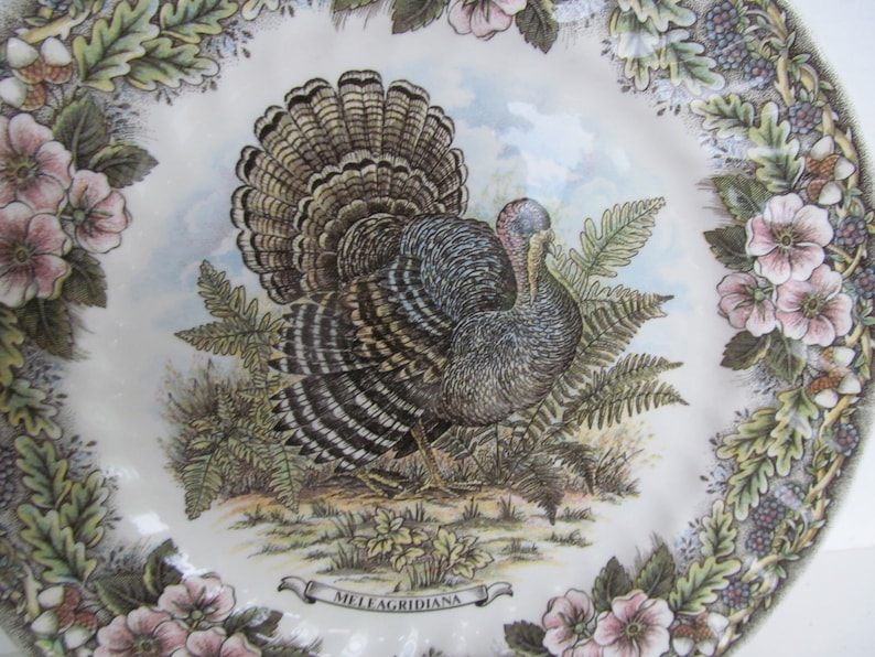 Turkey Plate Farmhouse Home Decor Turkey Plate Churchill Etsy