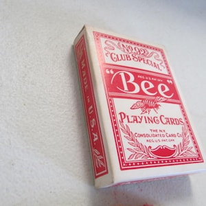 Vintage Deck of Playing Cards Vintage Playing Cards Owl Decor Vintage Deck of Cards Bohemian Game Room Decor deck of poker cards Bee club