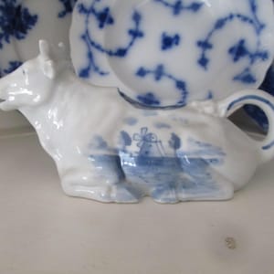 Antique Holland Delft Cow Creamers Cobalt Blue Farmhouse Decor Blue Delft Holland Windmill Delftware Blue Rare Cow Decor Farmhouse Kitchen