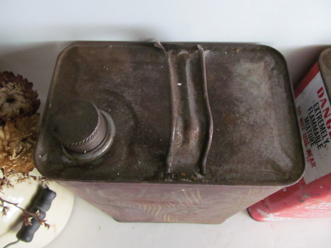 Instant Collection Coleman Fuel Oil 1 Gallon Can Lamp Oil Can Etsy