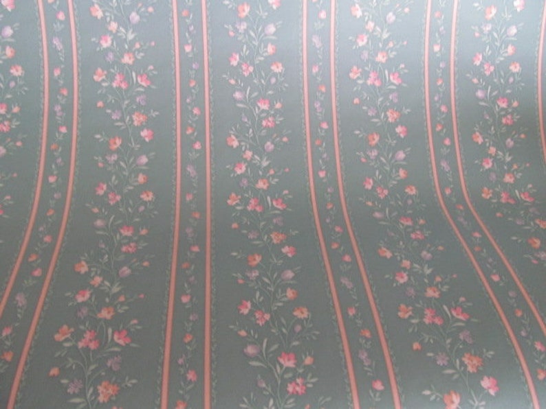 Vintage Wallpaper Rollssolid Prepasted Vinyl Double Rolls of Etsy