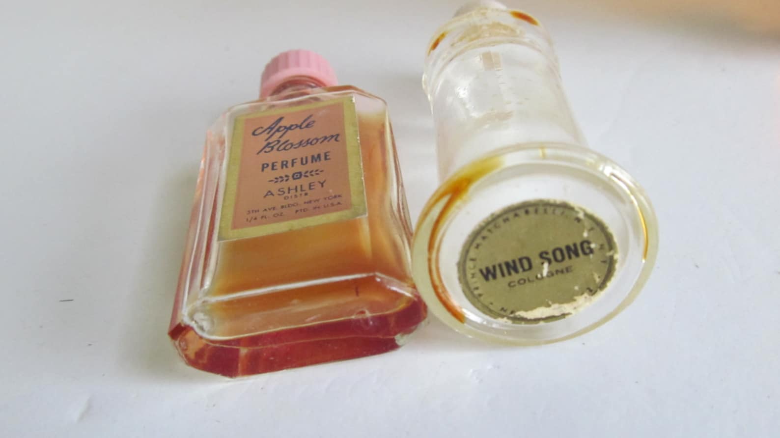 Apple Blossom Perfume Bottles Vintage Windsong Cologne Perfume Etsy