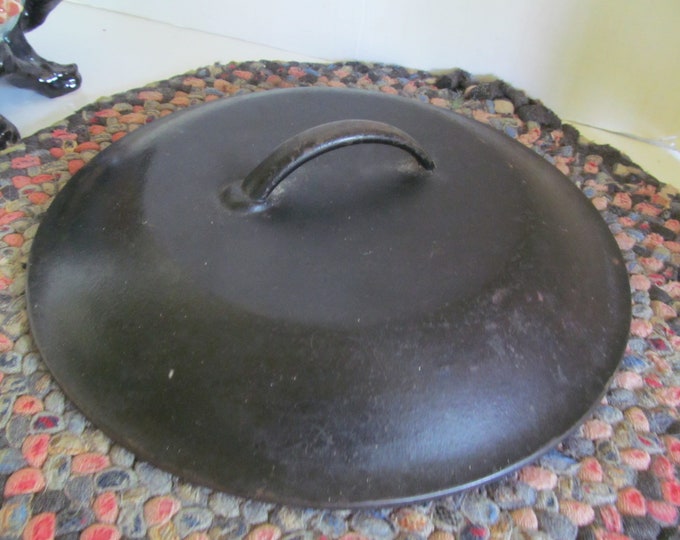 Cast Iron Lid for Cast Iron Kettle 10 1/4 8 Primitive Etsy