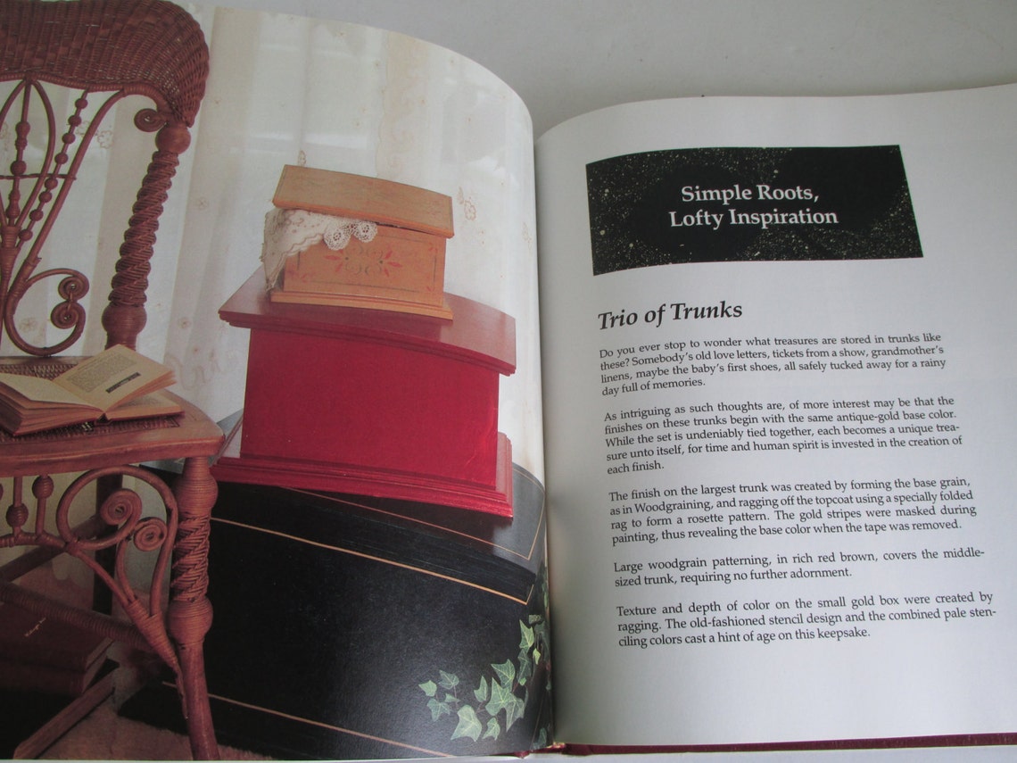 How to Paint Wood Crafts Book How to Painting Techniques How Etsy