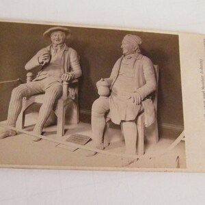 Tam O&#39; Shanter Souter Johnny G W Wilson & co Aberdeen Photographer to her Majesty Scotland Cabinet card Heliotype Scotland Advertising sepia