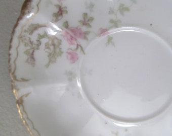 Limoges Saucer Plate Limoges France CFH Fields Haiviland GDA Antique Plates Roses Wedding Plate Fine Dining Dishes Limoges Replacement china