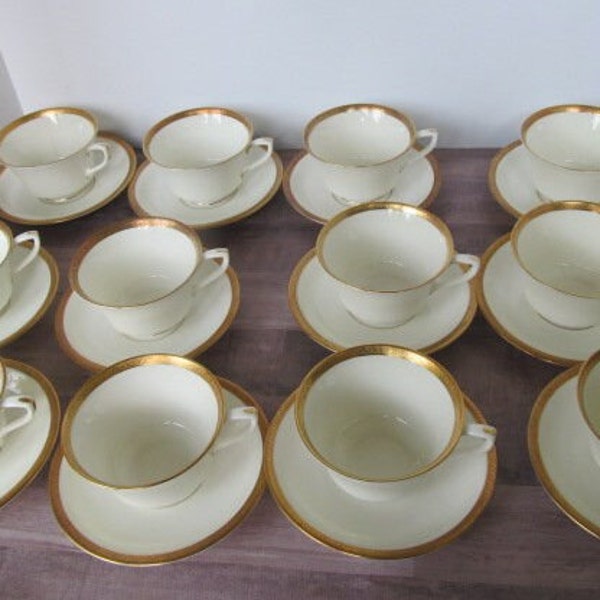 Gold Tea Cups Etsy