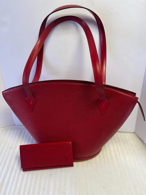 Louis Vuitton Red Epi Saint Jaques Shoulder Bag AS0996 Louis