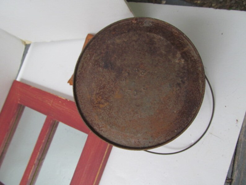 Primitive Antique Tins Laurel Leaf Pure Lard Tin Bucket Tin Container Farmhouse Primitive Kitchen Rustic Kitchen Decor Kitchen Display Tin Tins Home Living Tomtherapy Co Il