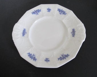 Adderley CHELSEA Cake Plate BLUE Purple Victorian Antique Chelsea Pattern English Chelsea Blue Pattern Cake serving Plate Purple China