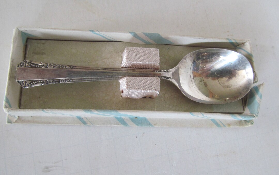 1881 Rogers Spoons Antique Baby Spoons Infant spoons Hallmarked Rogers