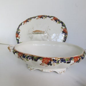 Presentation Serving Dish John Maddock Majestic Tureen Covered Vegetable Dish Covered Casserole England Porcelain Tureen English China image 4