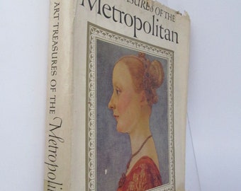 Art Treasures of The Metropolitan Art Books 1st Edition Books antiquity Color Prints Antiquity Coffee Table Book Metropolitain Museum of art