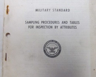 1963 Dept of Defense Military Standard Military Memorabilia Army Navy Airforce 1960s Military Books