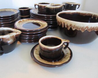 Tea Cups Saucer Pfaltzgraff Brown Drip Drippy Pfaltzgraff Gourmet Brown Pattern Pfaltzgraff Drippy Bread Plates Replacement China
