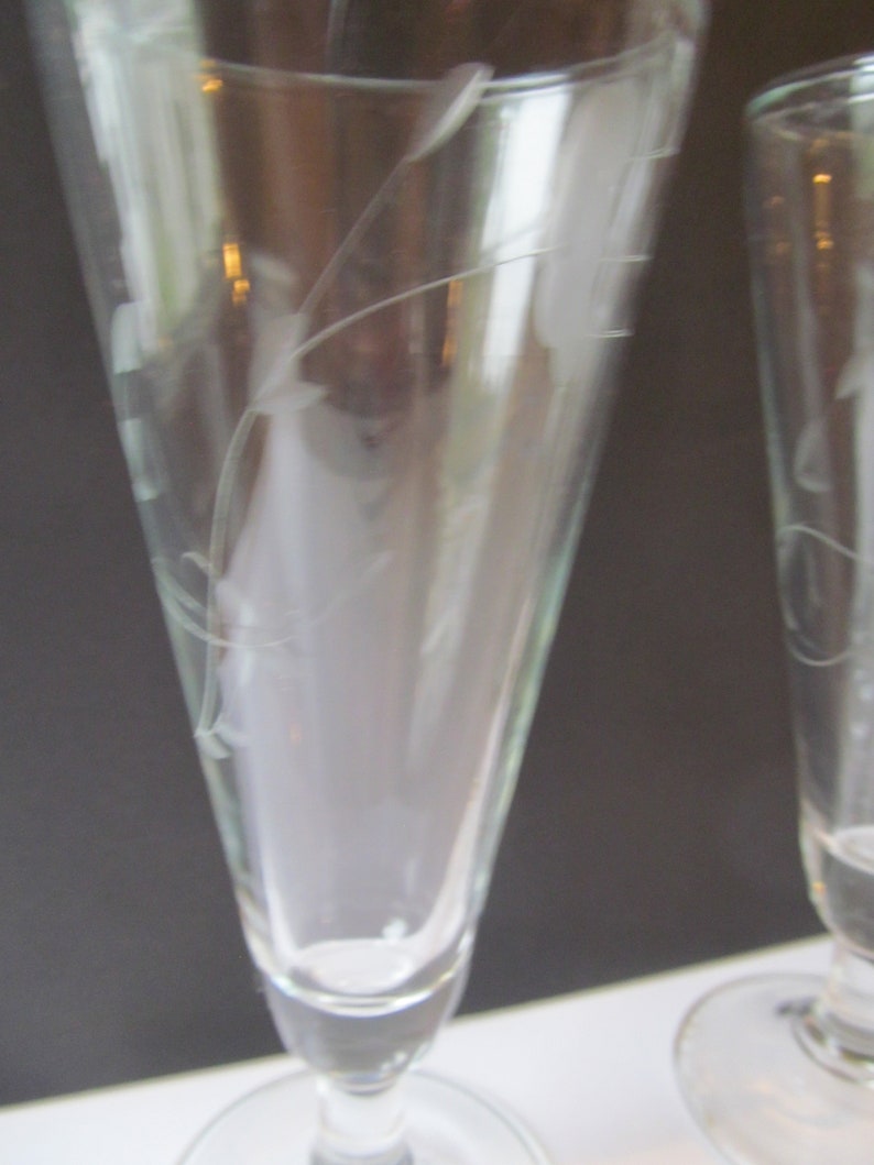 Pilsner Glass Princess House Crystal Heritage Pattern Glass Etsy