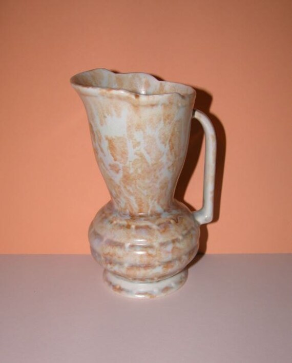 Vintage Art Deco Wade Heath Vase With Handle Etsy