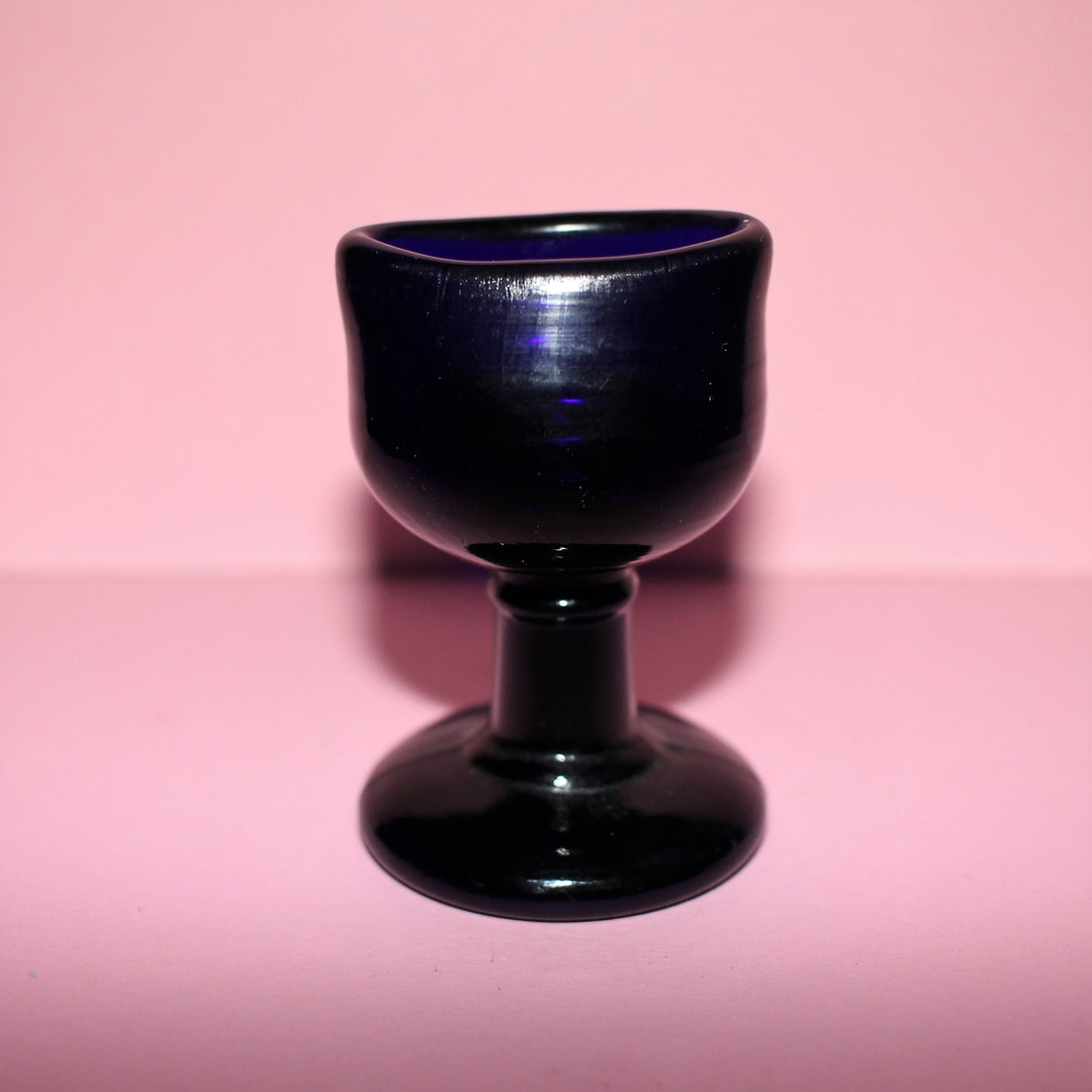 Antique Bristol Blue Eye Bath/wash Glass/ Medical Etsy